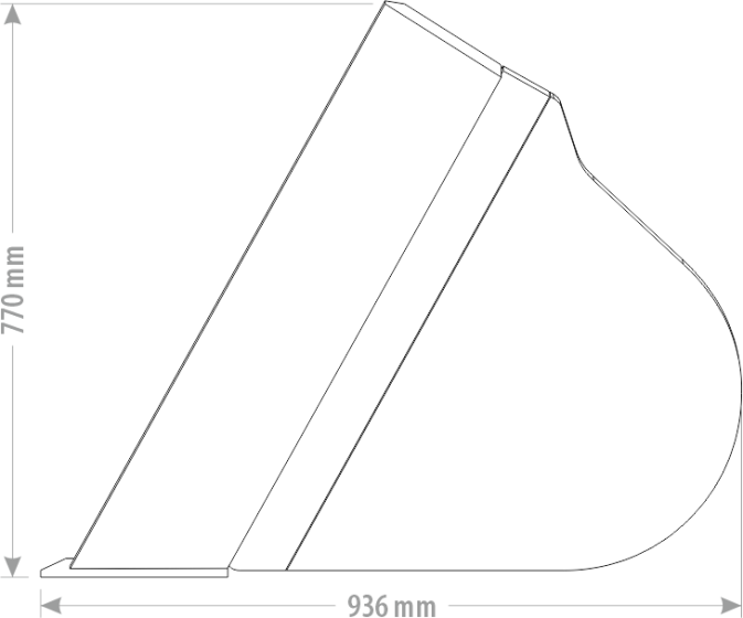 Łyżka Trapezowa  10-14T