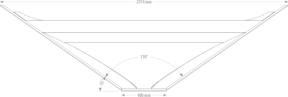 Łyżka Trapezowa  10-14T