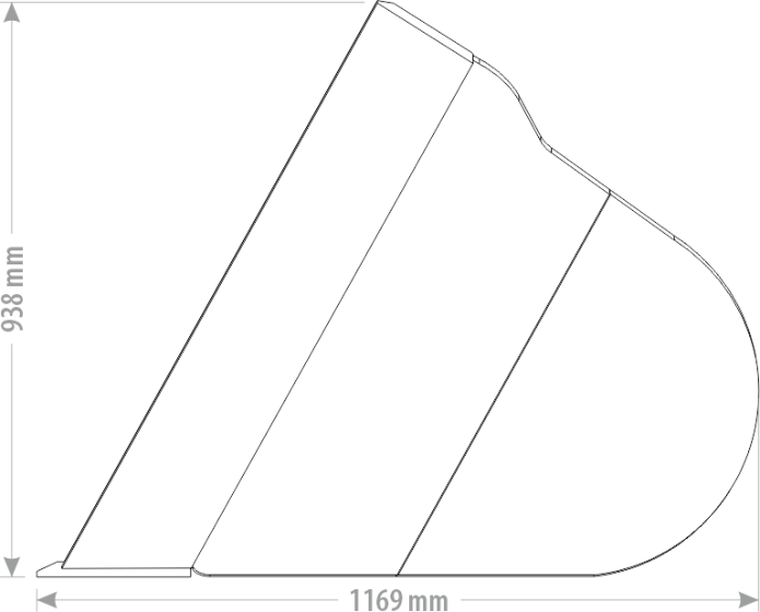 Łyżka Trapezowa  14-18T