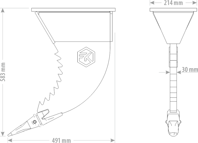 ROZRÝVACÍ HÁK SAW 1-1,9T