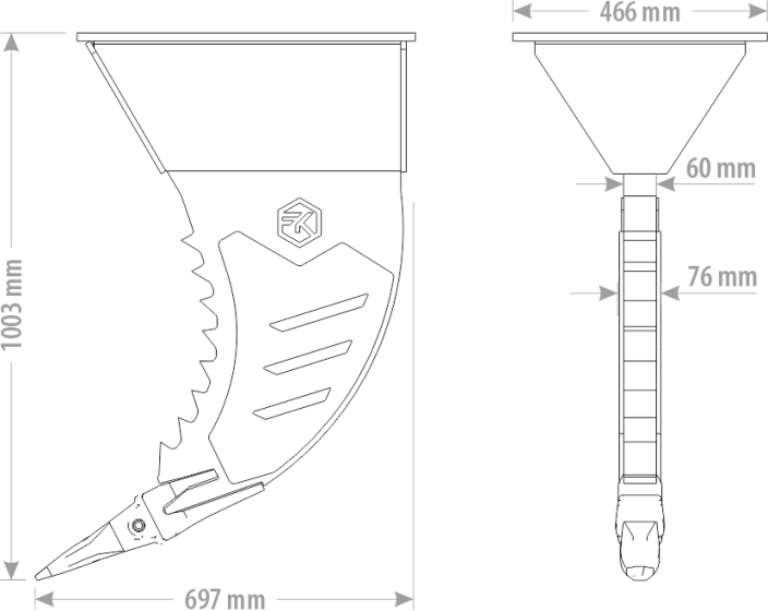 ROZRÝVACÍ HÁK SAW 1-1,9T